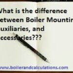 Boiler Mountings, Accessories and Auxiliaries