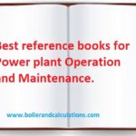 Best reference books for Thermal power plant Operation and maintnance